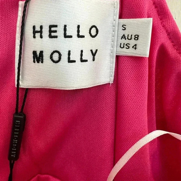 Hello Molly New with Tags BOND GIRL DRESS FUCHSIA Size Small - Picture 6 of 13